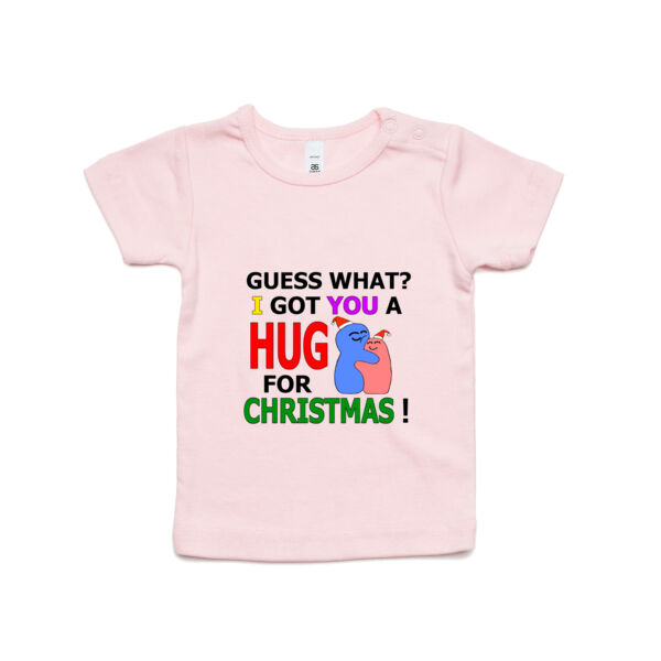 Cute Hug For Christmas - Kid's Wee Tee Thumbnail