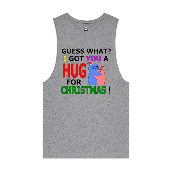 Cute Hug For Christmas - Unisex Barnard Tank Thumbnail