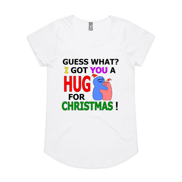 Cute Hug For Christmas - Women's Mali Tee Thumbnail