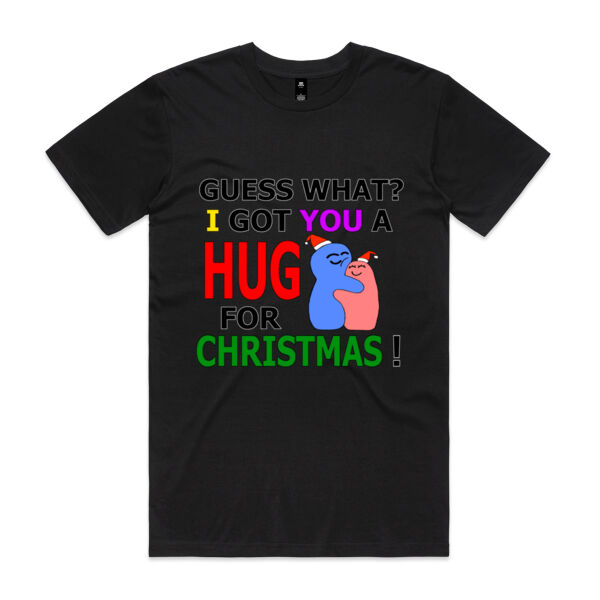 Cute Hug For Christmas - Men's Staple Tee Thumbnail