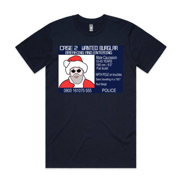 Funny Santa Burglar - Men's Classic Tee Thumbnail