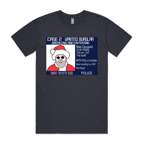 Funny Santa Burglar - Men's Staple T-shirt Thumbnail