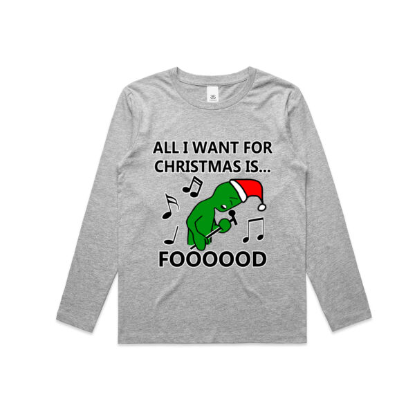 Christmas Song Parody - Kid's Longsleeve Tee Thumbnail