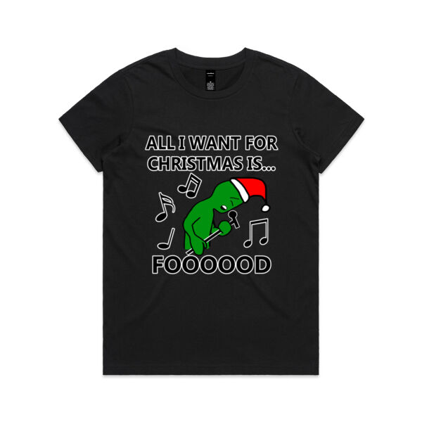 Christmas Song Parody - Women's Maple Tee Thumbnail