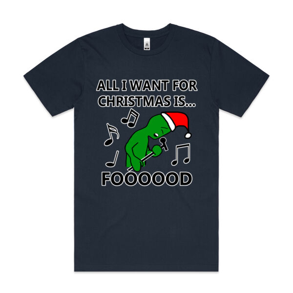 Christmas Song Parody - Men's Block T-shirt Thumbnail